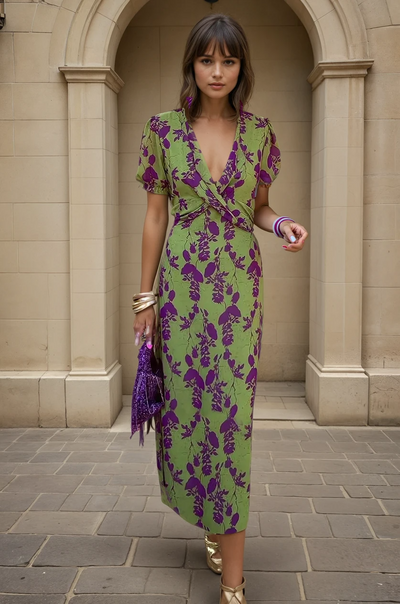 Vestido floral elegante y con estilo - Alma en Flor