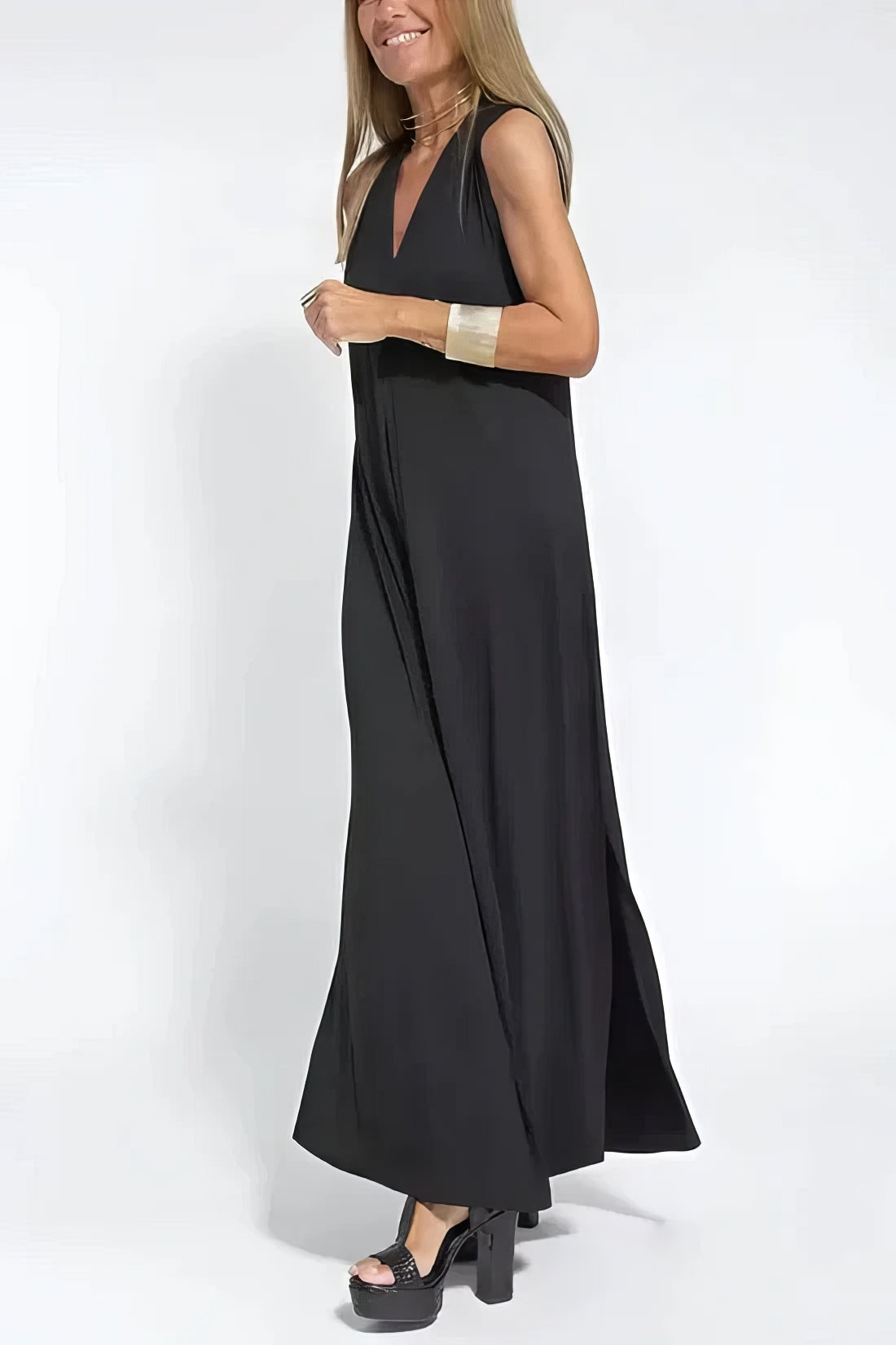 Vestido largo elegante + cárdigan a juego GRATIS - Marta Stella